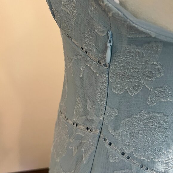 Princess Polly Light Blue South Of France Lace up Back Maxi Dress, Size 6 - Picture 14 of 16